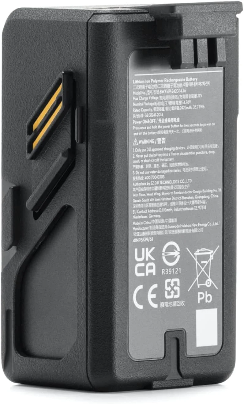 باتری پرواز هوشمند اصلی YueLi Avata با ظرفیت بالا برای لوازم جانبی پهپاد DJI Avata (1 عدد باتری پرواز هوشمند)