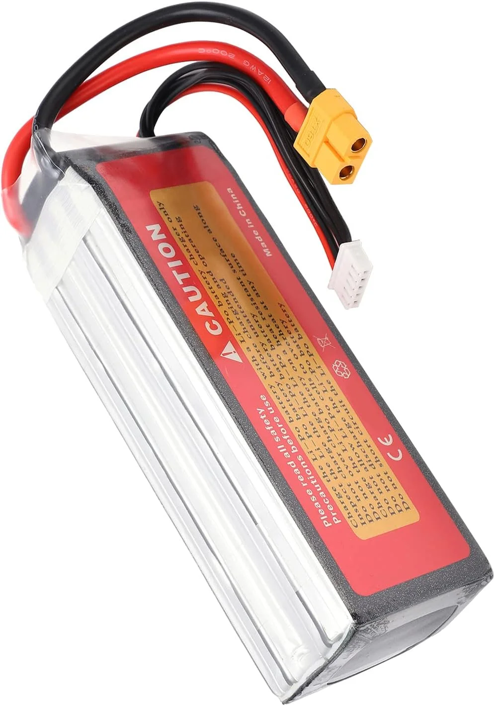 باتری لیتیوم پلیمری 5000mAh 60C برای ماشین، قایق، هلیکوپتر و پهپاد مسابقه ای RC، با ظرفیت بالا، عملکرد پایدار و بادوام برای کنترل از راه دور