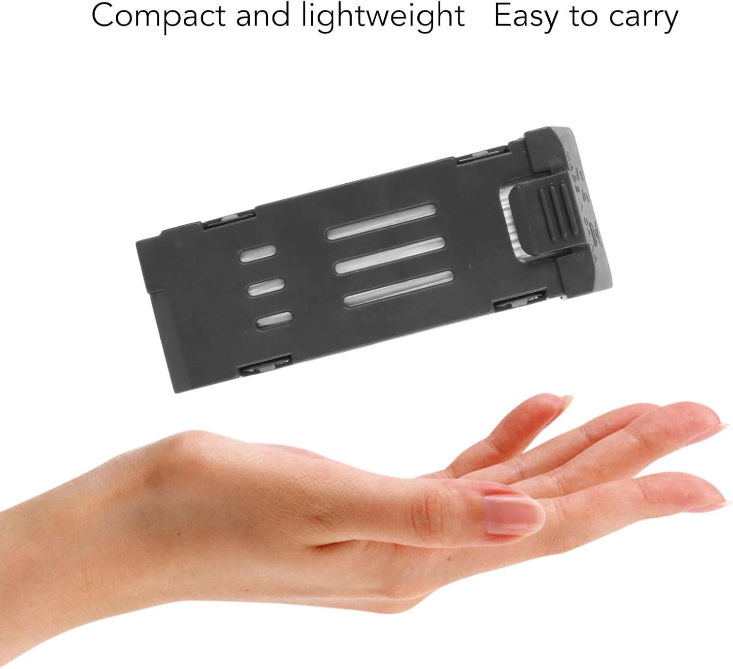 باطری لیتیومی 3.7 ولت 1800 میلی آمپر ساعتی برای پهپادهای RC سوراندی، 3 عدد باطری جایگزین پهپاد به همراه کابل شارژ 3 در 1 برای کوادکوپترهای RC مدل E58 E68 JY109 998PRO