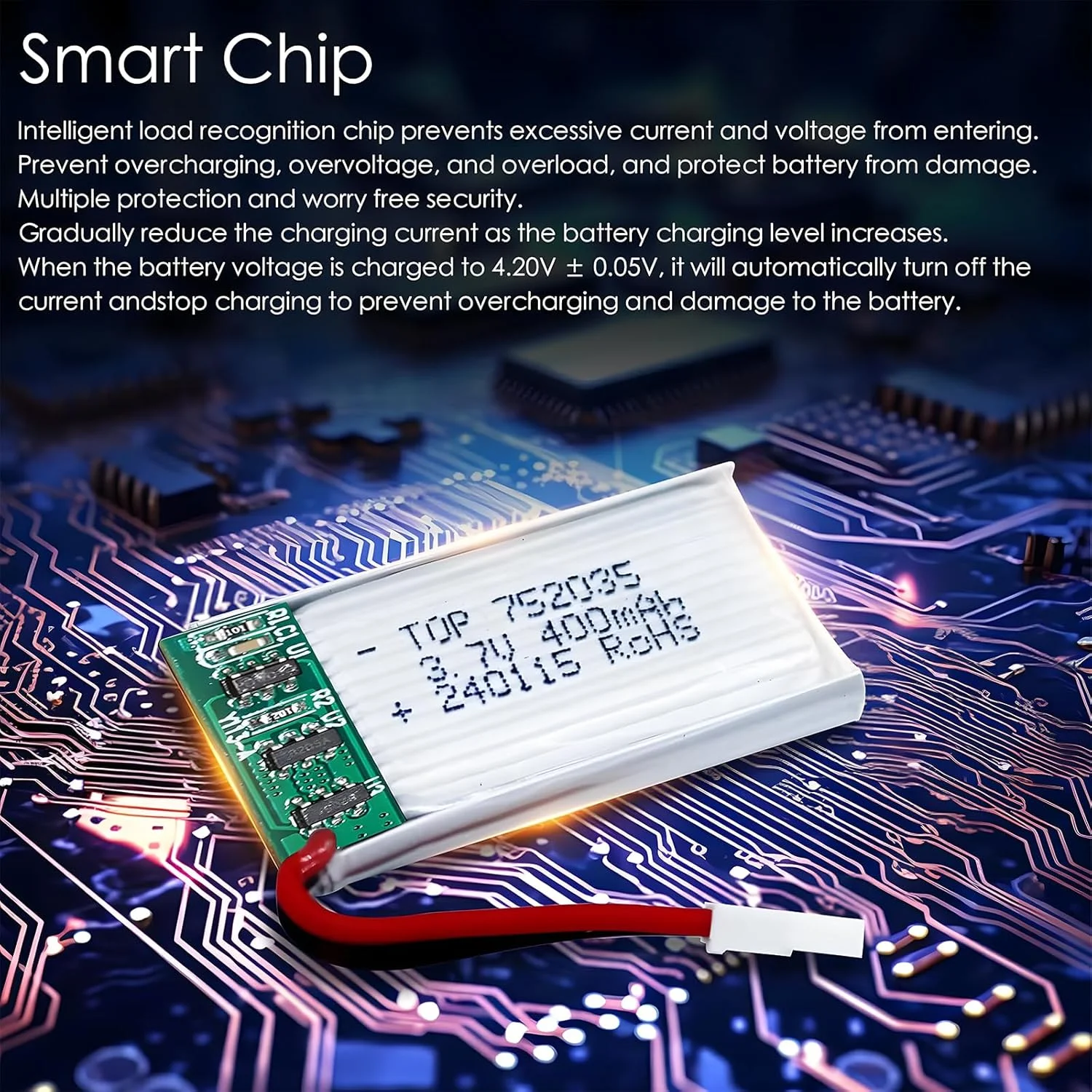 باتری لیتیوم پلیمر 3.7 ولت 400 میلی آمپر ساعت - 5 عدد باتری پهپاد به همراه شارژر USB پنج در یک برای سایما Q11 H99W H31 H6C H98 TR-C385 TR-P51 TR-F22 قطعات کوادکوپتر باتری های قابل شارژ AT-96 (5 عدد 3.7 ولت 400 میلی آمپر ساعت)