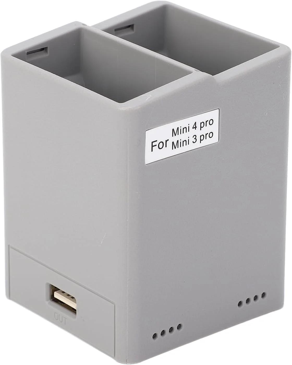 هاب شارژ باتری پهپاد با نمایشگر دیجیتال، هاب شارژ دو طرفه برای باتری های پهپاد Mini3 Mini4 Pro، بدنه ABS ضد ضربه و ضد گرد و غبار