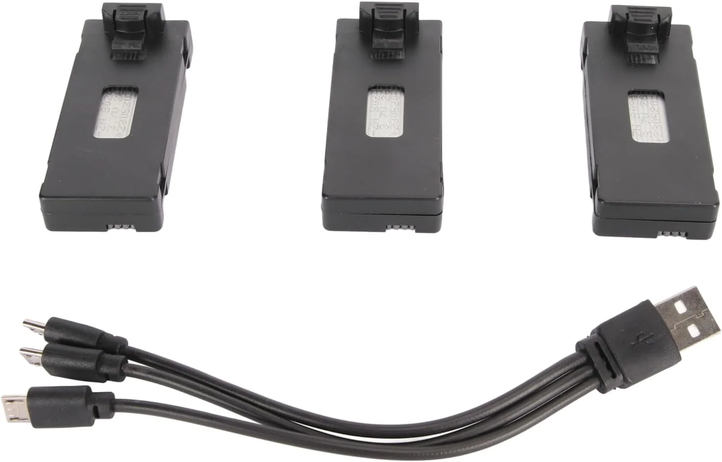 بسته 3 عددی باتری کوادکوپتر، 2600MAH 3.7V باتری لیتیومی قابل شارژ قابل حمل برای E88 S13 S1 APP8GPS براشلس