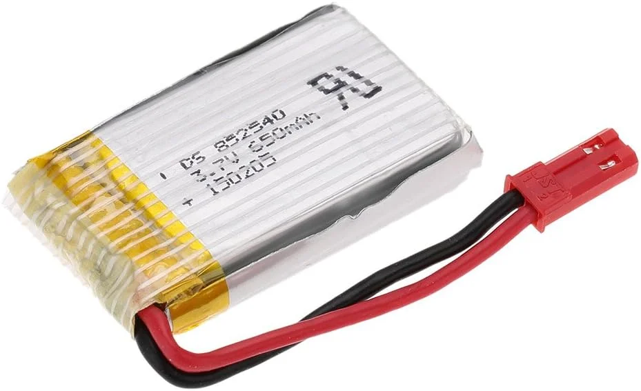 باتری لیتیومی جایگزین برای پهپادها و هلیکوپترها (3.7 ولت 650 میلی آمپر ساعت)