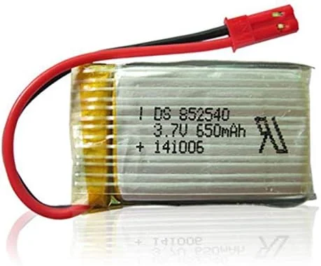 باتری لیتیومی جایگزین برای پهپادها و هلیکوپترها (3.7 ولت 650 میلی آمپر ساعت)
