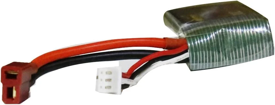 باتری لیتیوم پلیمری 2S 7.4V 2000mAh 30C با کانکتور T برای ماشین کنترلی، قایق، هلیکوپتر و هواپیما