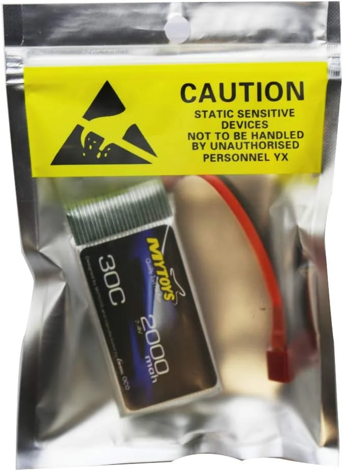 باتری لیتیوم پلیمری 2S 7.4V 2000mAh 30C با کانکتور T برای ماشین کنترلی، قایق، هلیکوپتر و هواپیما