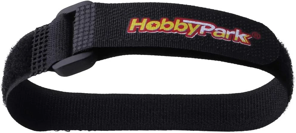 بند باتری آرسی Hobbypark، 20x300 میلی متر، برای کوادکوپتر، هواپیما، ماشین و هلیکوپتر مسابقه ای FPV آرسی (بسته 6 عددی)