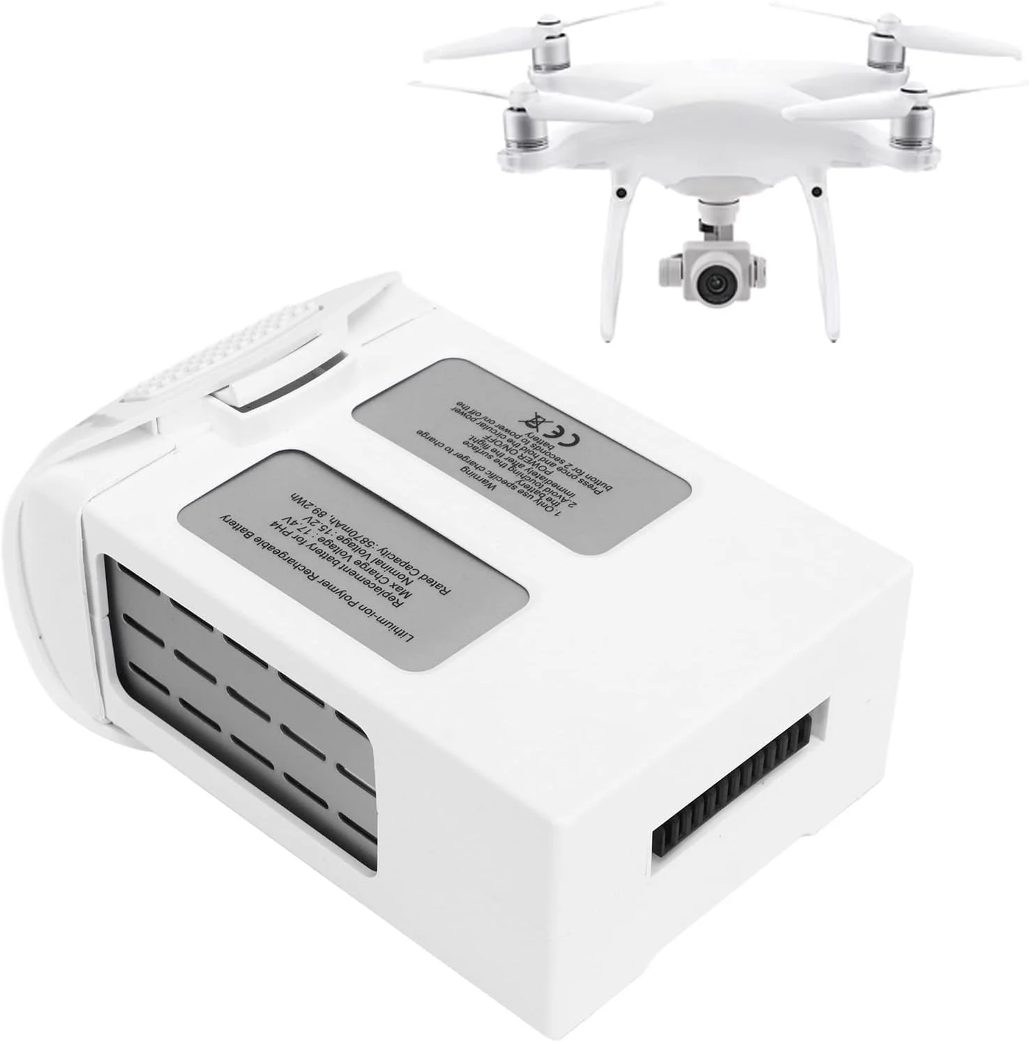 باتری هوشمند پهپاد، باتری جایگزین پرواز هوشمند 5870MAH با ظرفیت بالا برای فانتوم 4 پرو 4A 4 پرو V2.0 RTK