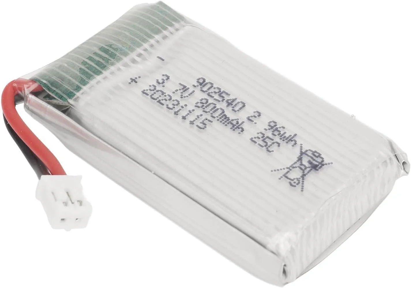 باتری لیتیومی 3.7 ولت 800 میلی آمپر ساعت Jiawu، باتری لیتیومی سبک وزن 3.7 ولت کوادکوپتر RC با زمان طولانی برای M68