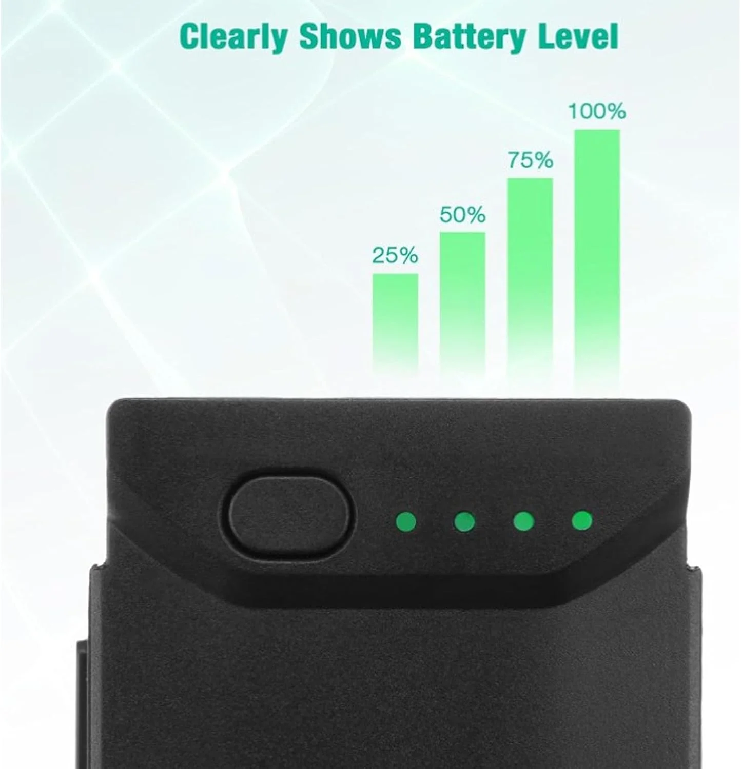 باتری پرواز هوشمند 2375mAh 11.55V Fockety برای پهپاد MAVIC Air، باتری جایگزین پهپاد با حداکثر زمان پرواز 21 دقیقه، باتری های با ظرفیت بالا و نورهای LED (بسته 2 عددی)