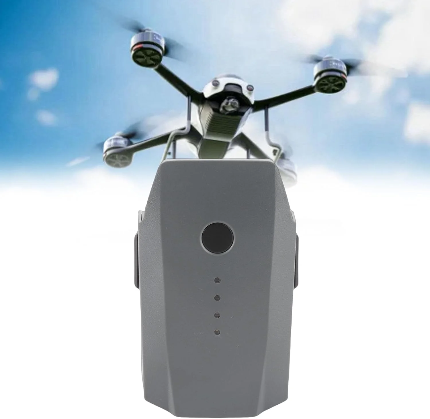 باتری Gernie PRO، باتری لیتیومی 3830 میلی آمپر ساعت، باتری پرواز هوشمند با ظرفیت بالا، باتری جایگزین پرواز هوشمند برای کوادکوپتر پهپاد MAVIC PRO