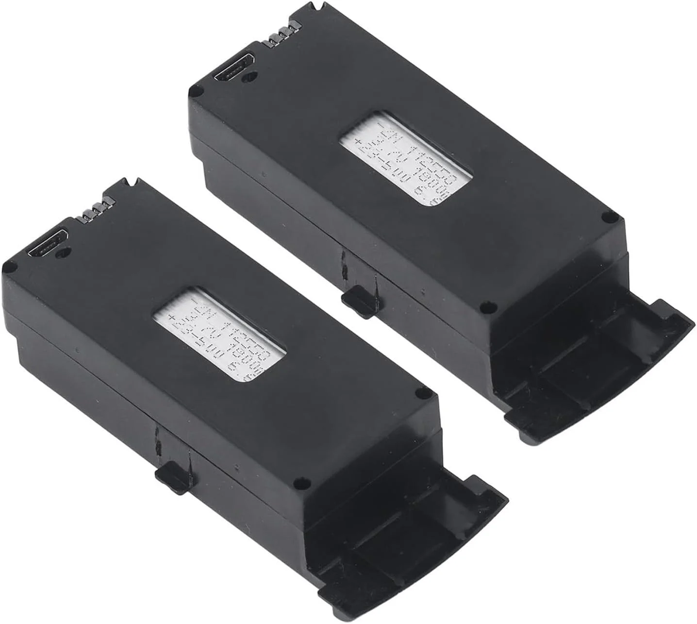 مجموعه کابل شارژ باتری پهپاد RC، 2 عدد باتری لیتیومی 3.7 ولت 1800 میلی آمپر ساعتی سبک وزن برای هواپیمای RC G6