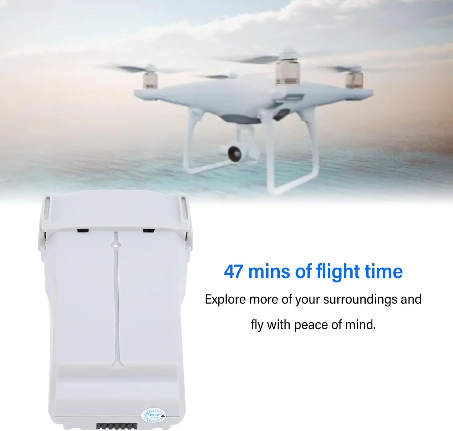 باتری پرواز هوشمند 3850mAh برای سری Mini 3، پهپادهای Mini 3 Pro و Mini 4 Pro، سازگار با 7.38 ولت