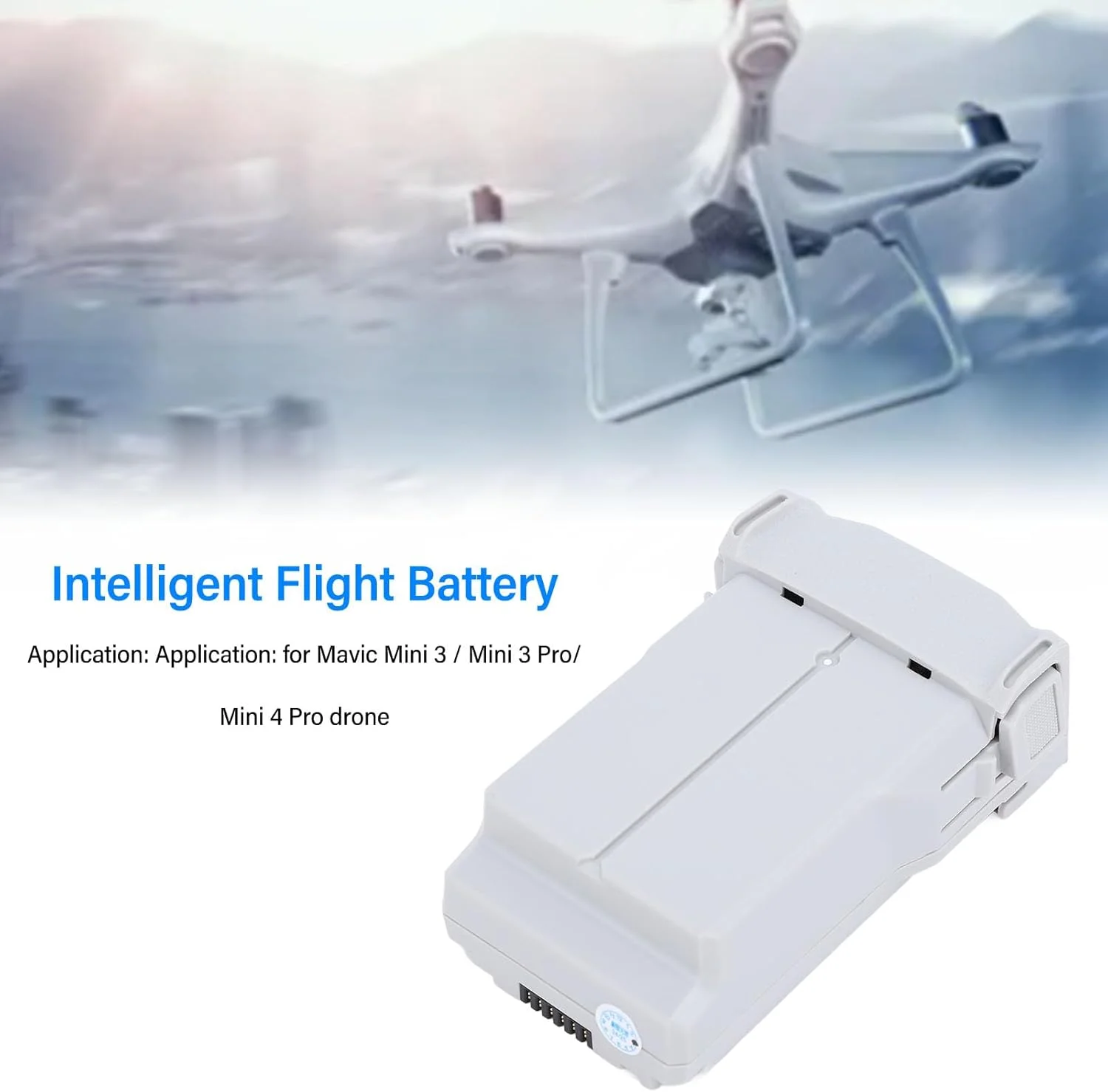 باتری پرواز هوشمند 3850mAh برای سری Mini 3، پهپادهای Mini 3 Pro و Mini 4 Pro، سازگار با 7.38 ولت