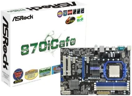 مادربرد ASRock مدل 870ICAFE با سوکت AM3/AMD 870/SATA3/A&GbE/ATX
