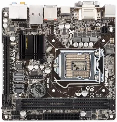 مادربرد ASRock H87M-ITX LGA1150- Intel H87- DDR3- SATA3&USB3.0- A&GbE- Mini-ITX