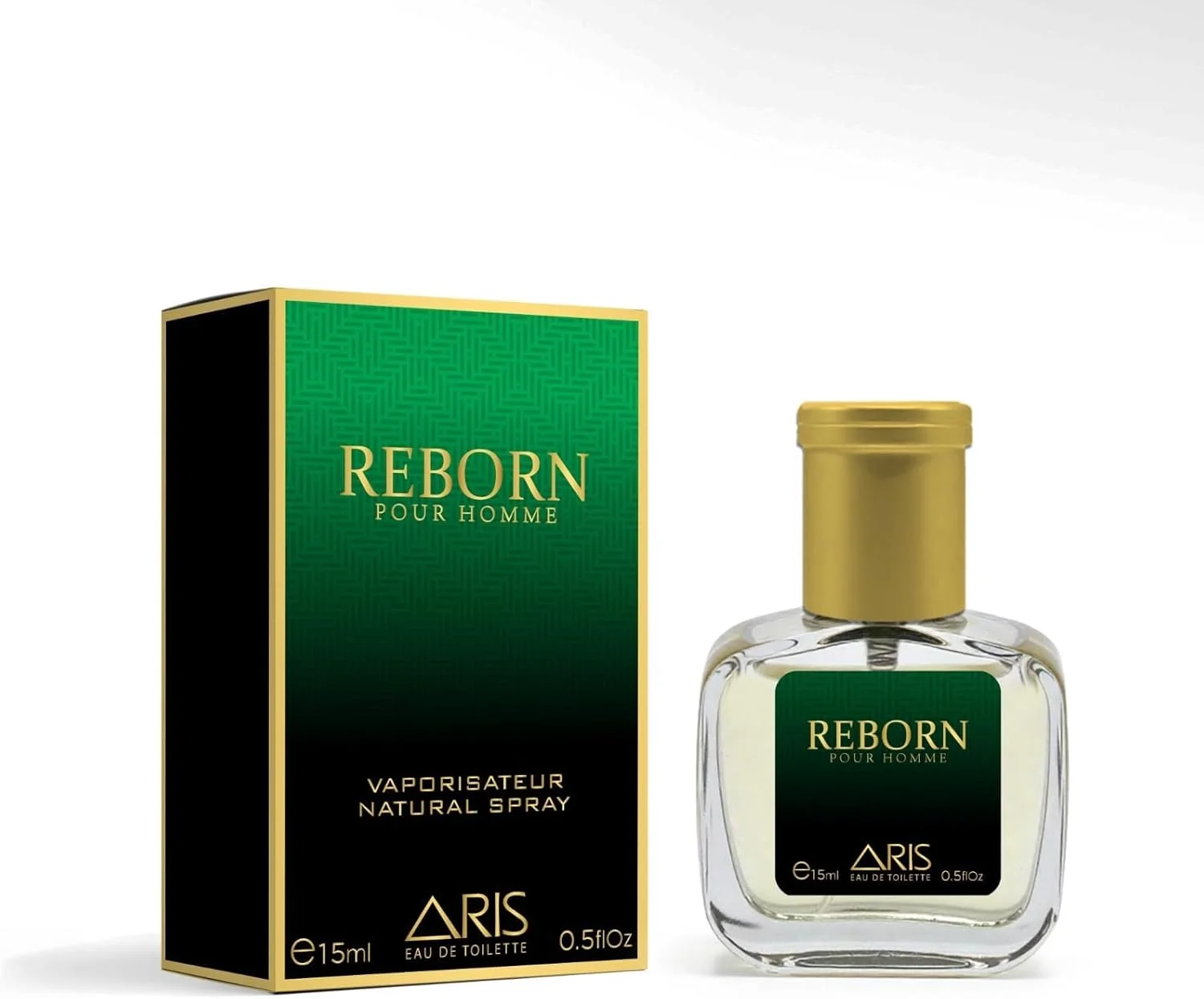 عطر مردانه - ARIS Reborn - ادو پرفیوم اسپری - رایحه ای با طراوت و چوبی ماندگار - اندازه مسافرتی - 15 میلی لیتر