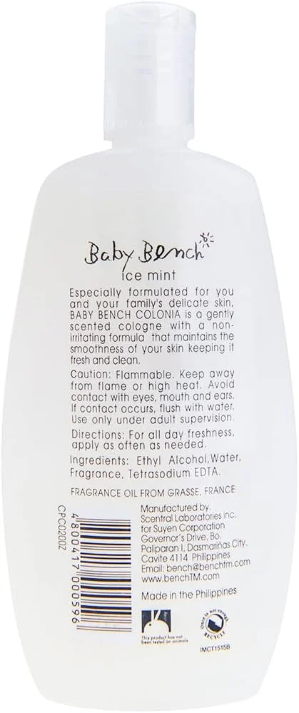 ادکلن مردانه بنچ مدل آیس مینت 200 میل ادکلن مردانه بنچ مدل آیس مینت 200 میل