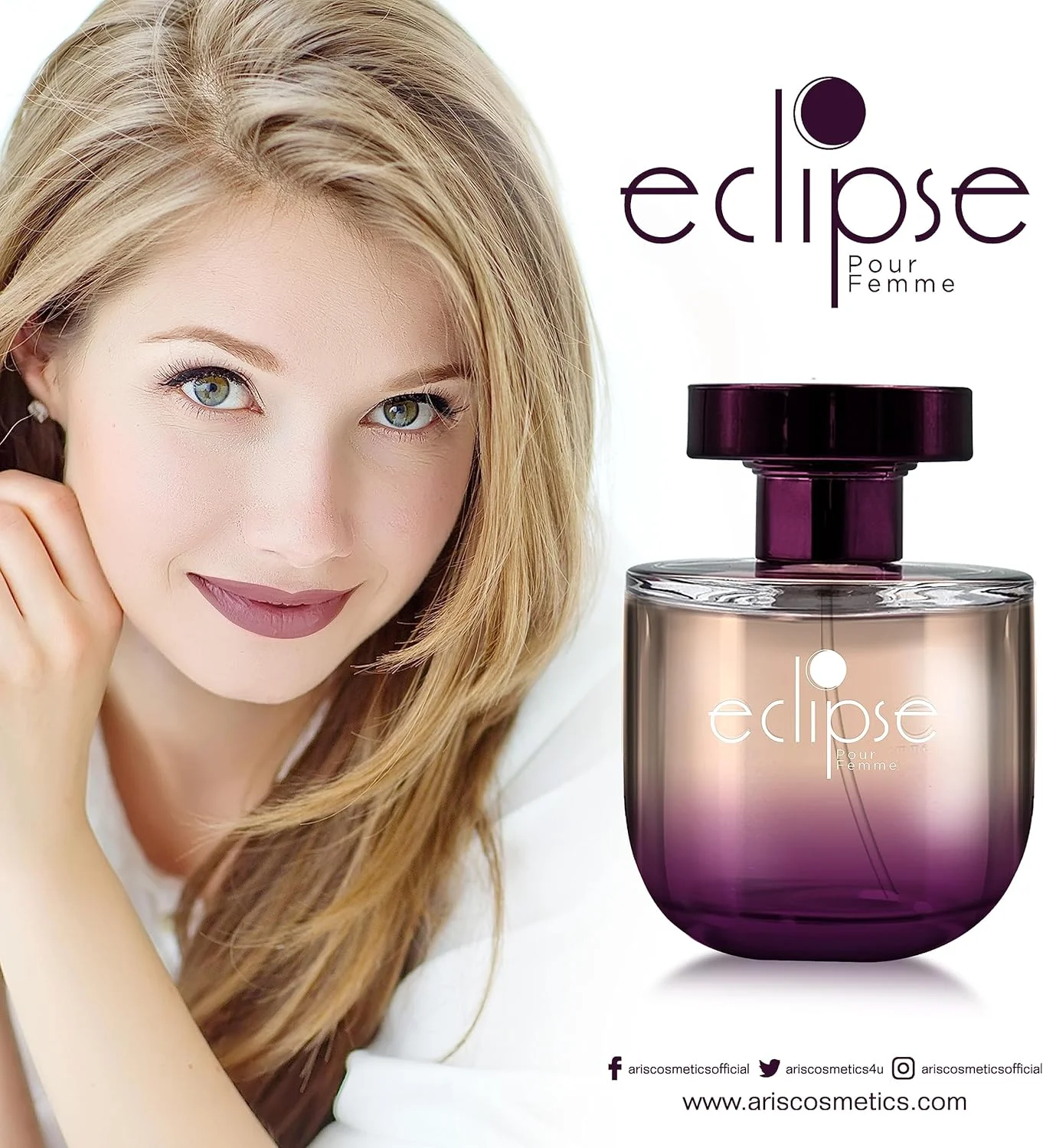 ادکلن زنانه اکلیپس از آریس - رایحه گلی و میوه ای ماندگار - اسپری عطر 100 میلی لیتری - همراه با سمپل 15 میلی لیتری اضافی (رایحه تصادفی)
