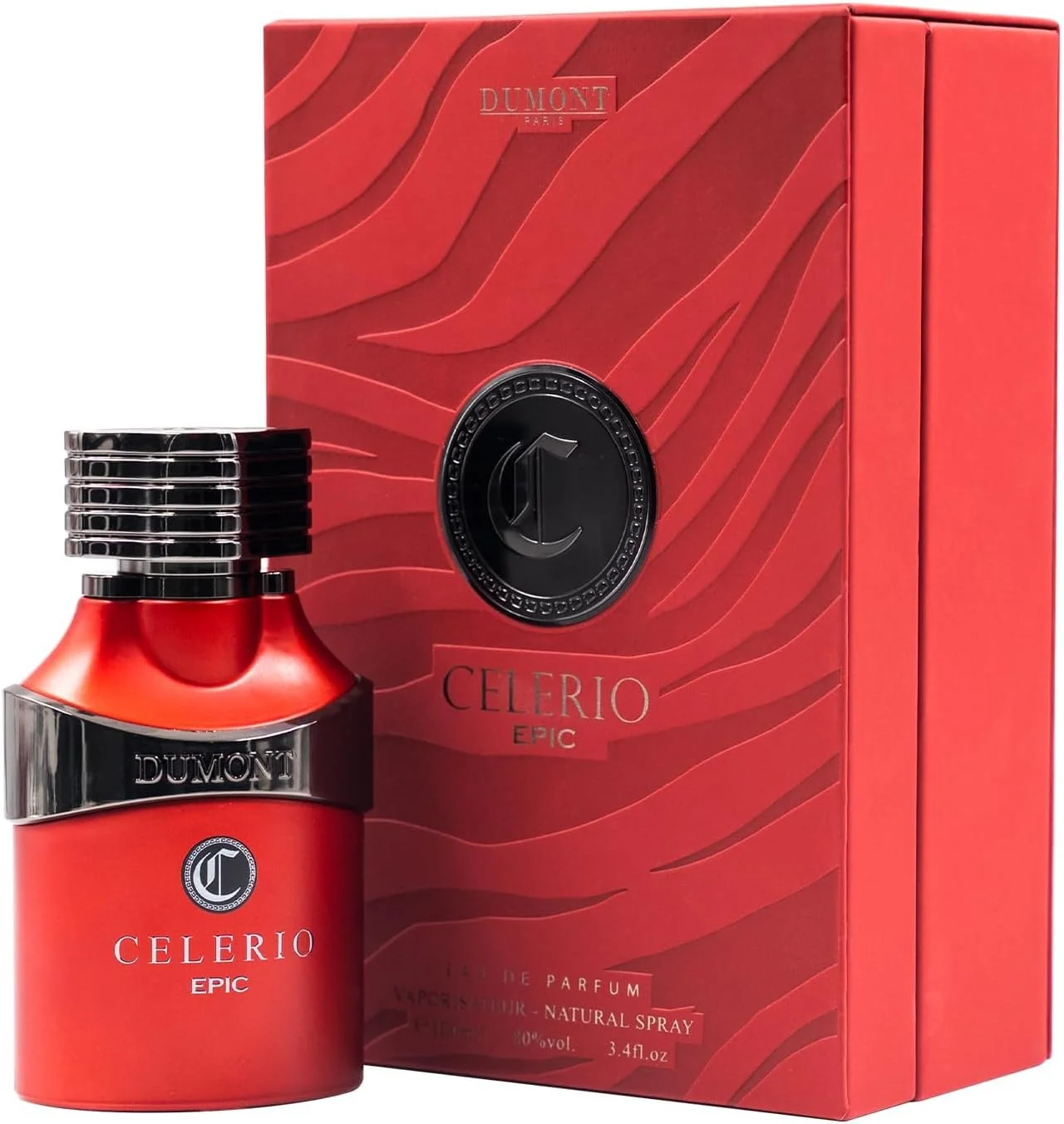 ادکلن اپیک سِلِریو دومونت - عطر سِلِریو унисекс مناسب برای آقایان و بانوان - عطر و اسپری بدن با ماندگاری طولانی، 100 میلی لیتر (قرمز، 80% حجمی)
