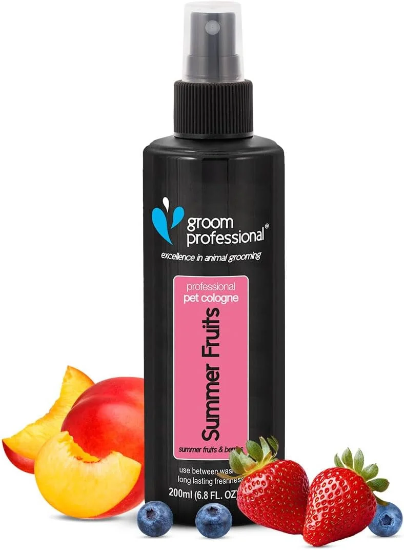 ادکلن حیوانات خانگی با رایحه میوه های تابستانی گروم پروفشنال، میوه ها و توت ها، 200 میلی لیتر
