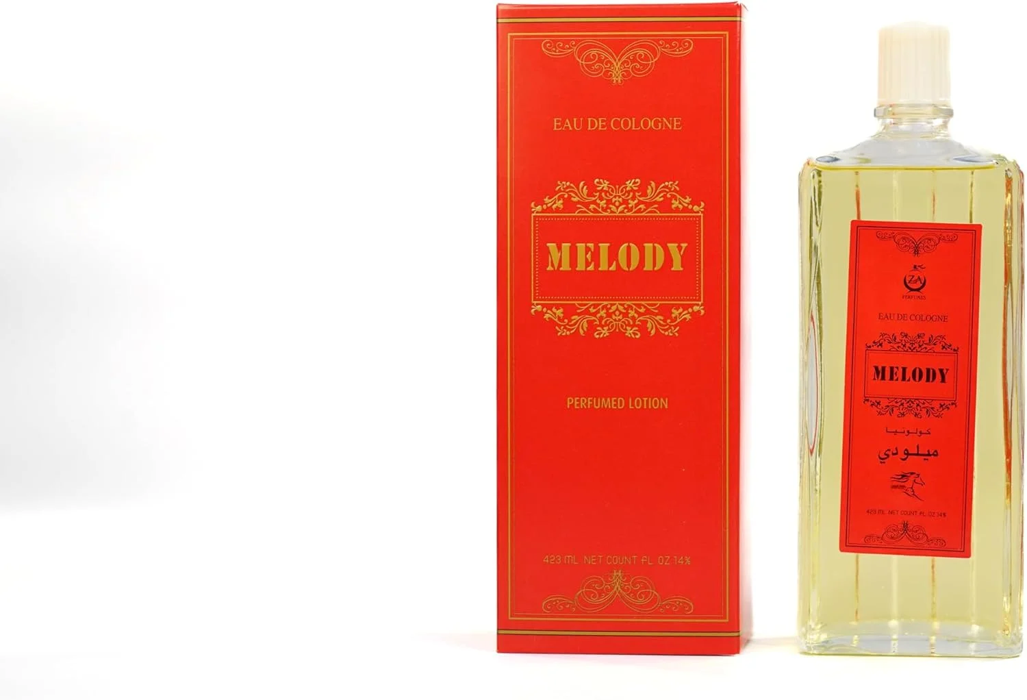 ادکلن ملودی – رایحه نعناع هندی، عنبر و موگرا از عطر زهره الاقصی (423 میلی لیتر)