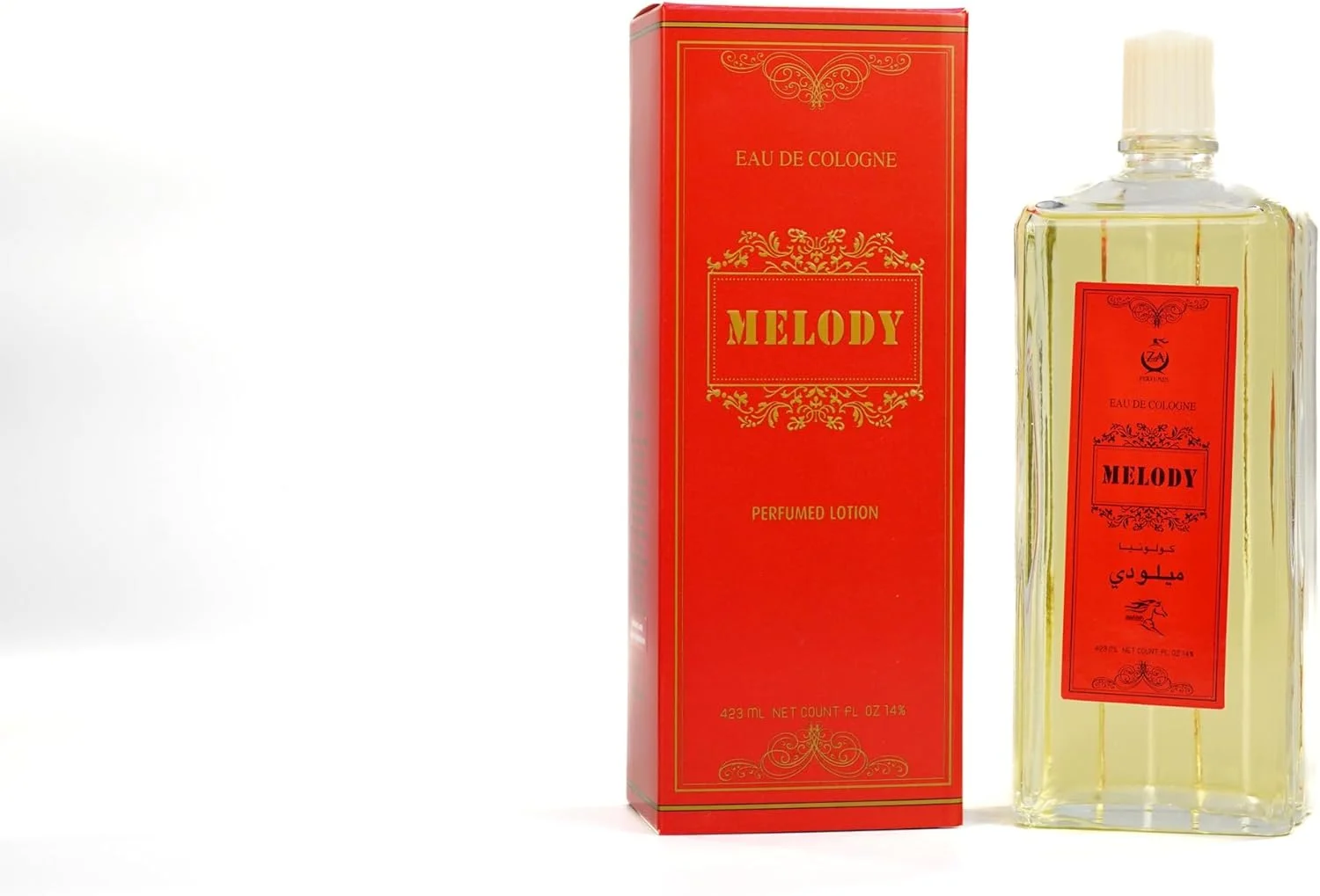 ادکلن ملودی – رایحه نعناع هندی، عنبر و موگرا از عطر زهره الاقصی (423 میلی لیتر)
