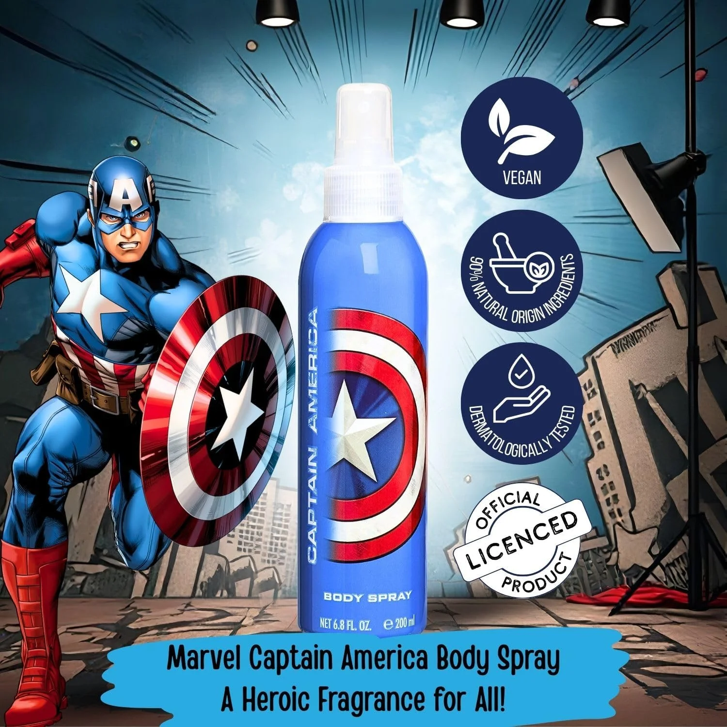اسپری بدن کاپیتان آمریکا ایر-وال، ۲۰۰ میلی لیتر