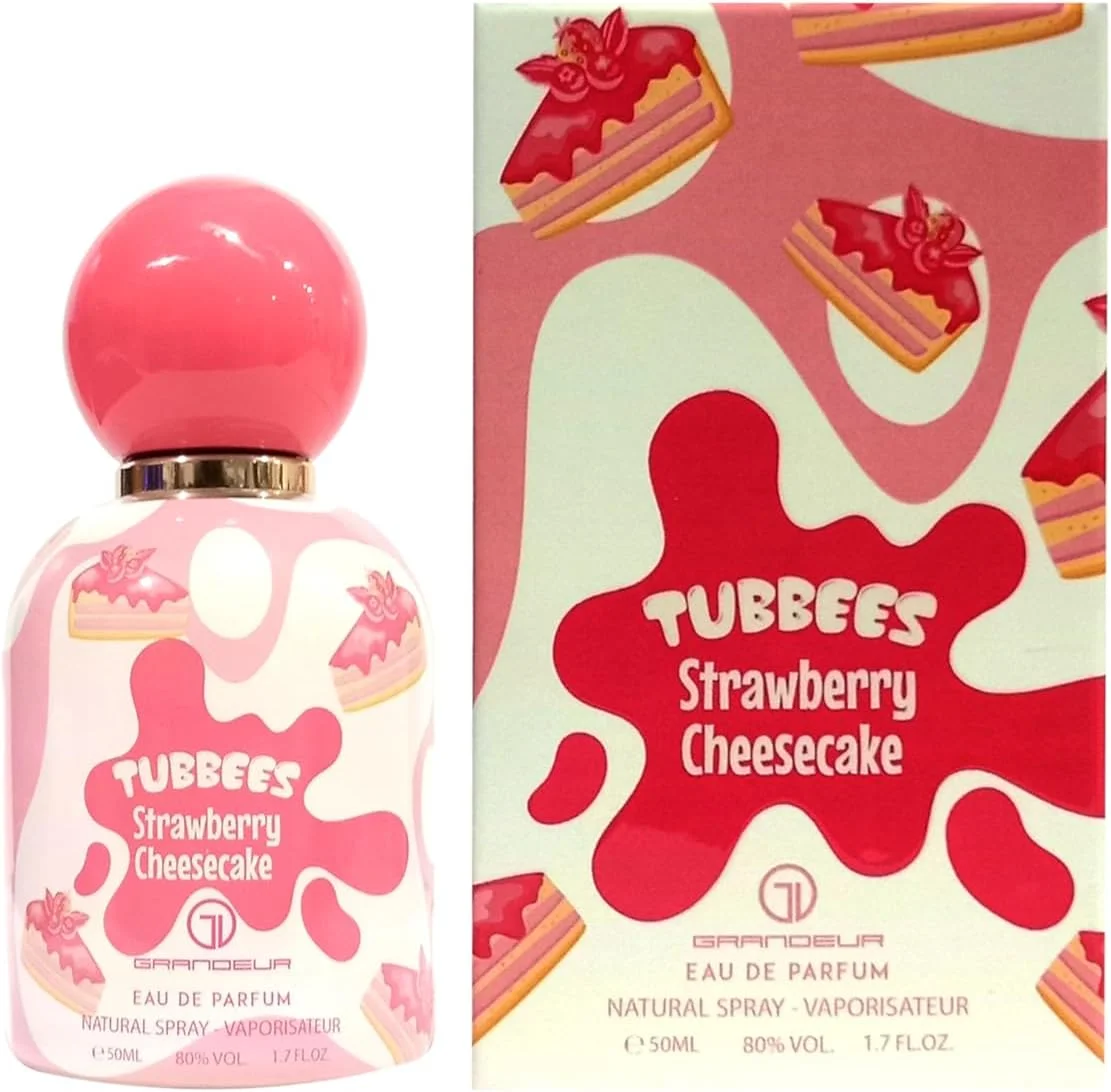 عطر گراندور توبییز 50 میلی لیتر - چیزکیک توت فرنگی | رایحه ای لذیذ و الهام گرفته از خوراکی ها | رایحه ای شاد و سرگرم کننده
