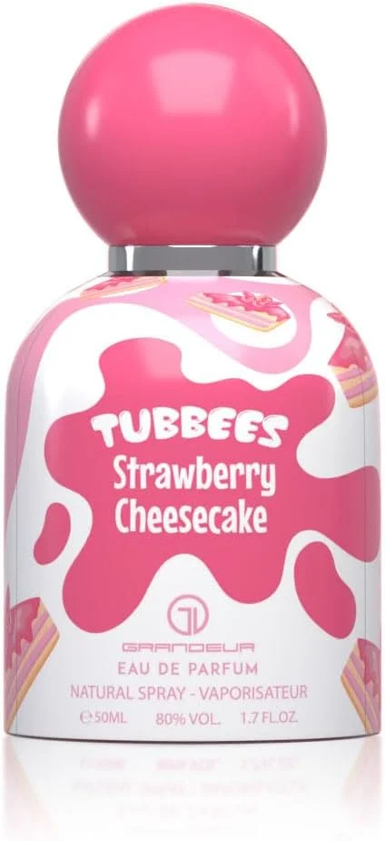عطر گراندور توبییز 50 میلی لیتر - چیزکیک توت فرنگی | رایحه ای لذیذ و الهام گرفته از خوراکی ها | رایحه ای شاد و سرگرم کننده