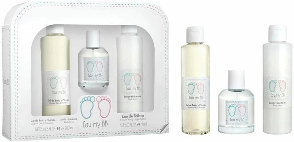 او مای بی بی! مجموعه هدیه 3 تکه برای کودکان، اسپری ادکلن 60 میلی لیتری، شامپو و ژل دوش 200 میلی لیتری، لوسیون بدن 200 میلی لیتری او مای بی بی! مجموعه هدیه 3 تکه برای کودکان، اسپری ادکلن 60 میلی لیتری، شامپو و ژل دوش 200 میلی لیتری، لوسیون بدن 200 میلی لیتری