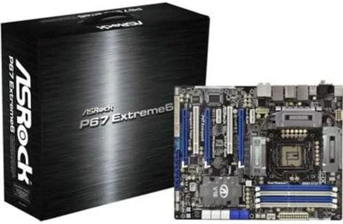مادربرد ASRock P67 Extreme6 B3 Intel P67 ATX DDR3 2133