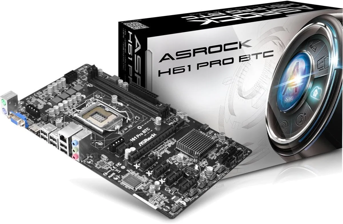 مادربرد ASRock H61 Pro BTC - ATX