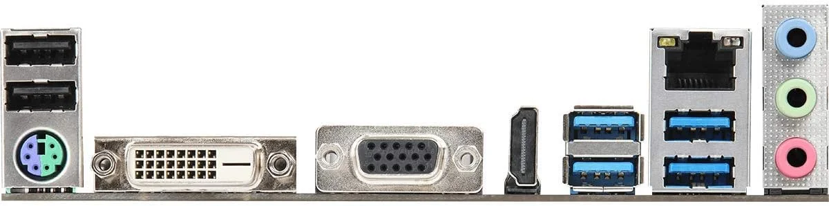 مادربرد ASRock B450M-HDV R4.0 AM4 AMD Promontory B450 SATA 6Gb/s Micro ATX AMD و منبع تغذیه Thermaltake Smart 500W 80+ White Certified PSU، توان پیوسته با فن خنک کننده فوق العاده بی صدا 120 میلی متری