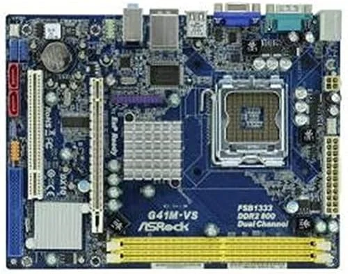 مادربرد ASRock Core 2 Quad/Intel G41/ A&V&L/MATX مدل G41M-VS