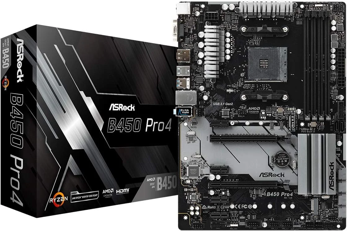 مادربرد ASRock ATX مدل (B450 PRO4)