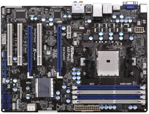 مادربرد ASRock A55 PRO3 با سوکت AMD FM1 و چیپست AMD A55 FCH و پشتیبانی از AMD Quad CrossFireX، SATA3 و USB3.0، A&GbE، فرم فاکتور ATX