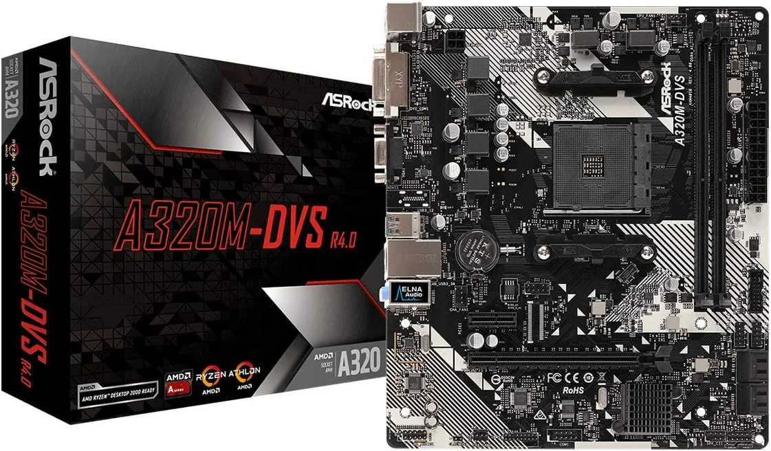 مادربرد ASRock AMD A320 DDR4-SDRAM Micro ATX