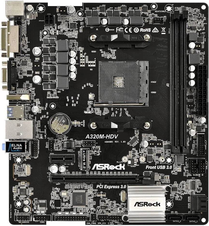 مادربرد ASRock A320M-HDV