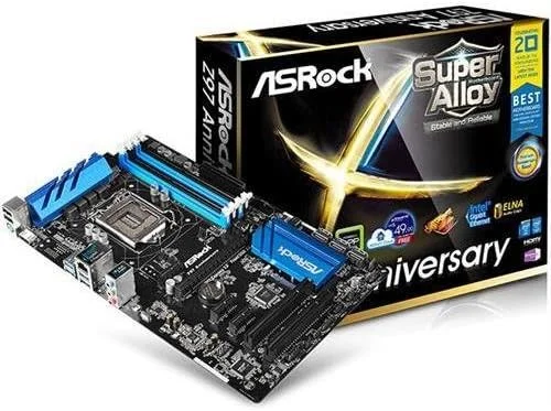 مادربرد ASRock Z97 Anniversary LGA 1150 Intel Z97 HDMI SATA 6Gb/s USB 3.0 ATX