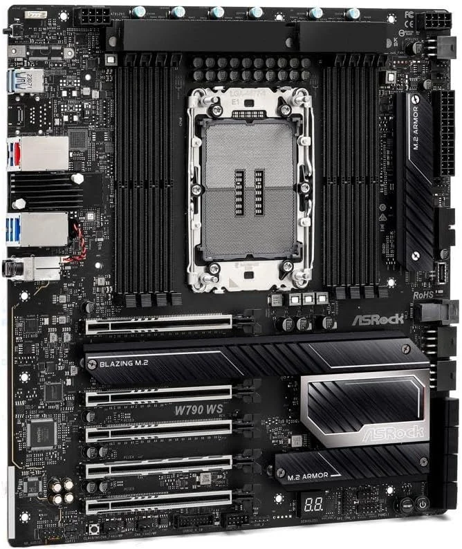 مادربرد ASRock 90-MXBP3، AMD W790، DDR4، LGA 1700، Micro ATX