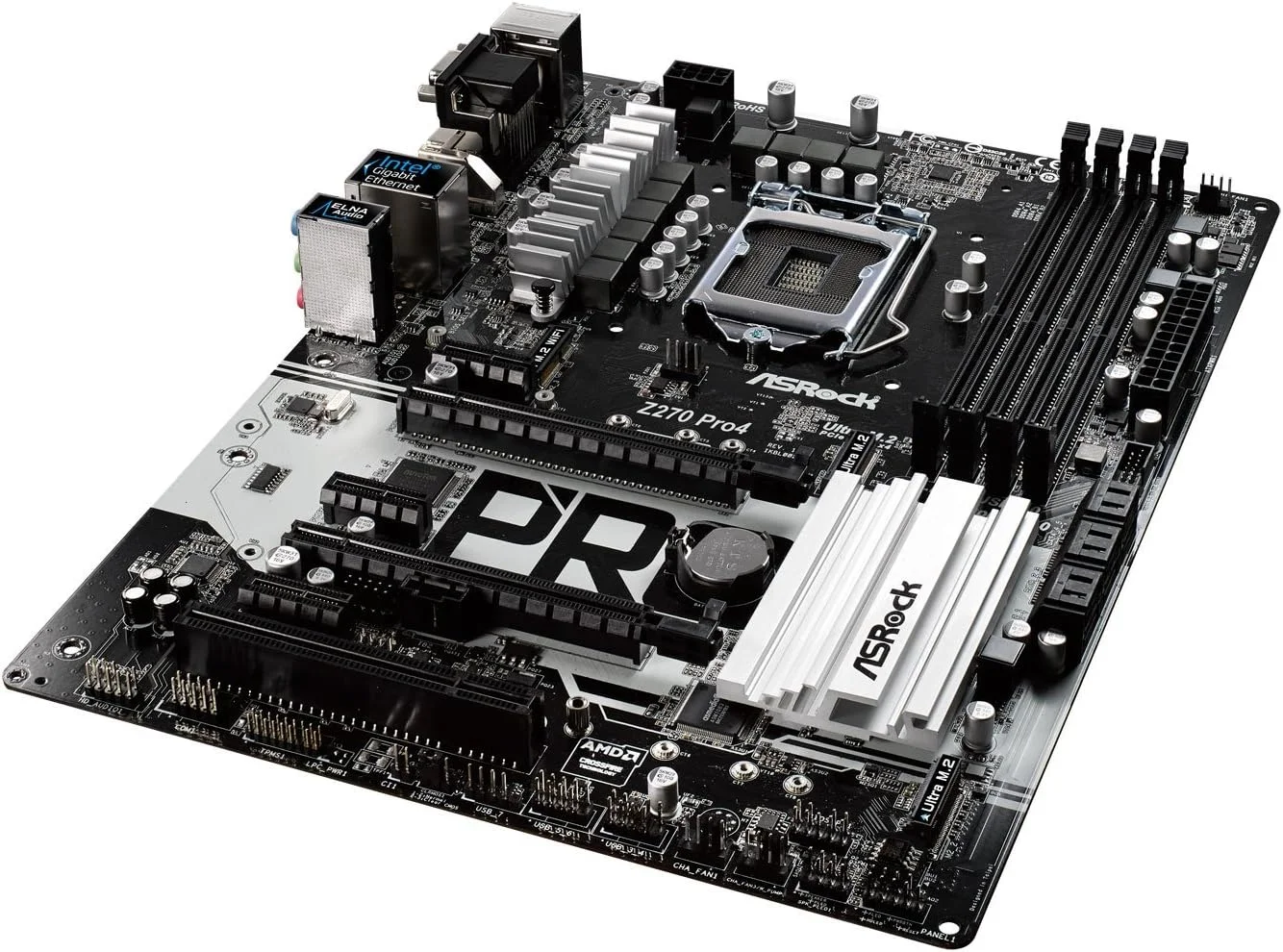 مادربرد ASRock Z270 PRO4 LGA1151/ Intel Z270/ DDR4/ Quad CrossFireX/ SATA3&USB3.0/ M.2/ A&GbE/ ATX