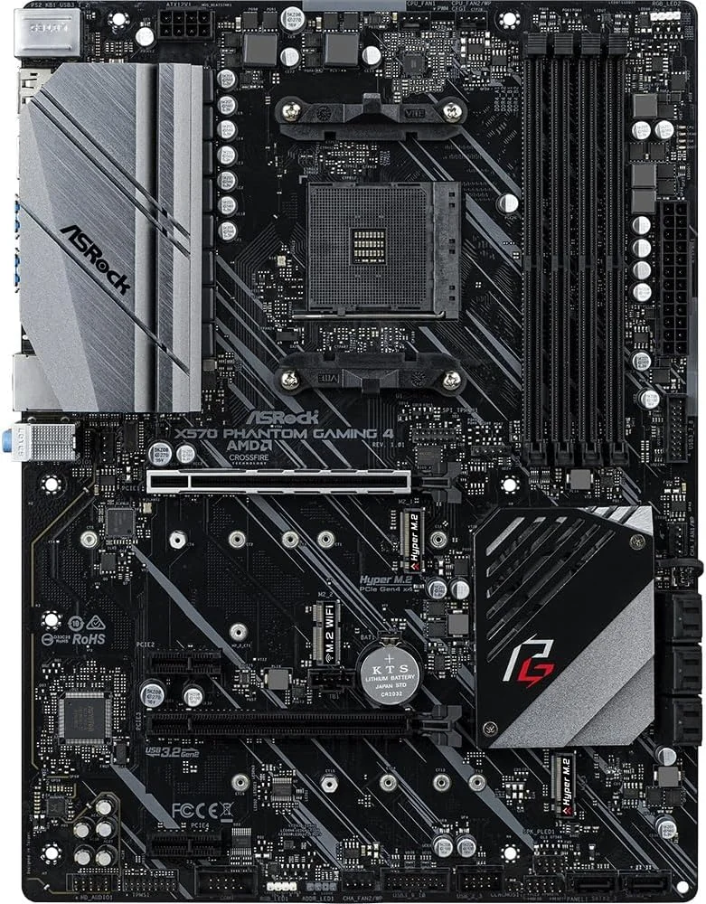 مادربرد ASRock X570 Phantom Gaming 4AM4/USB3.2/HDMI/RJ45