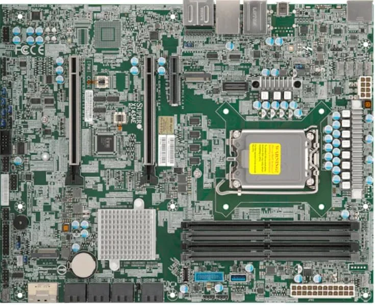 مادربرد ورک استیشن Supermicro X14SAE-F Bulk LGA-1851 | پردازنده Intel Core Ultra 9/7/5 | DDR5-5600 | PCIe 5.0 | Dual M.2 | Triple LAN | 8X SATA | Thunderbolt 4 | vPro