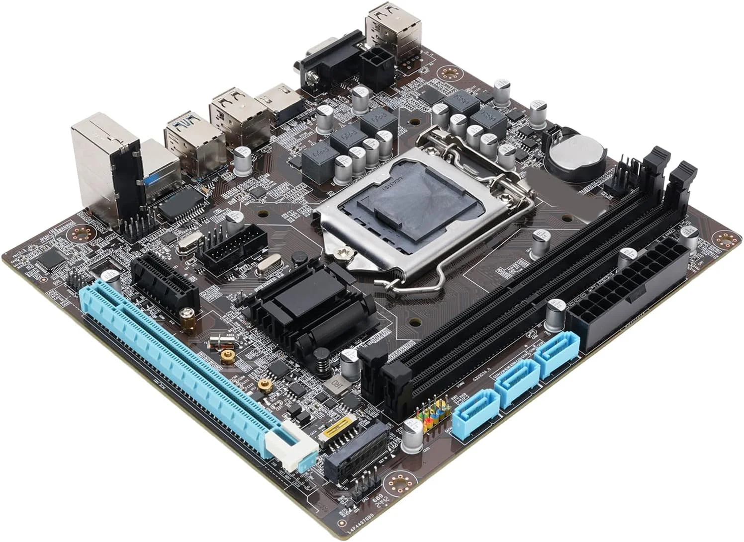 مادربرد گیمینگ Tangxi H110، LGA 1151 ATX دو کاناله DDR4 M.2 NVMe NGFF PCIe، با رابط های VGA، برای پردازنده های نسل 6، 7 و 8 با فناوری 14 نانومتر