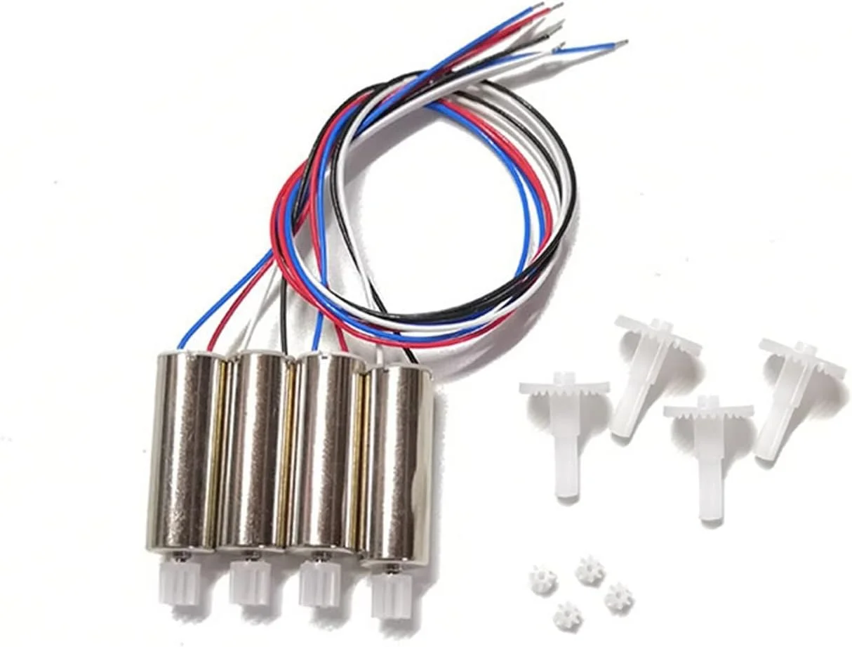 قطعات بازوی تاشو کوادکوپتر شامل موتور V4، چرخ دنده ها، برای تعمیر بازوی پهپاد مدل 4D-V4 (خاکستری روشن)