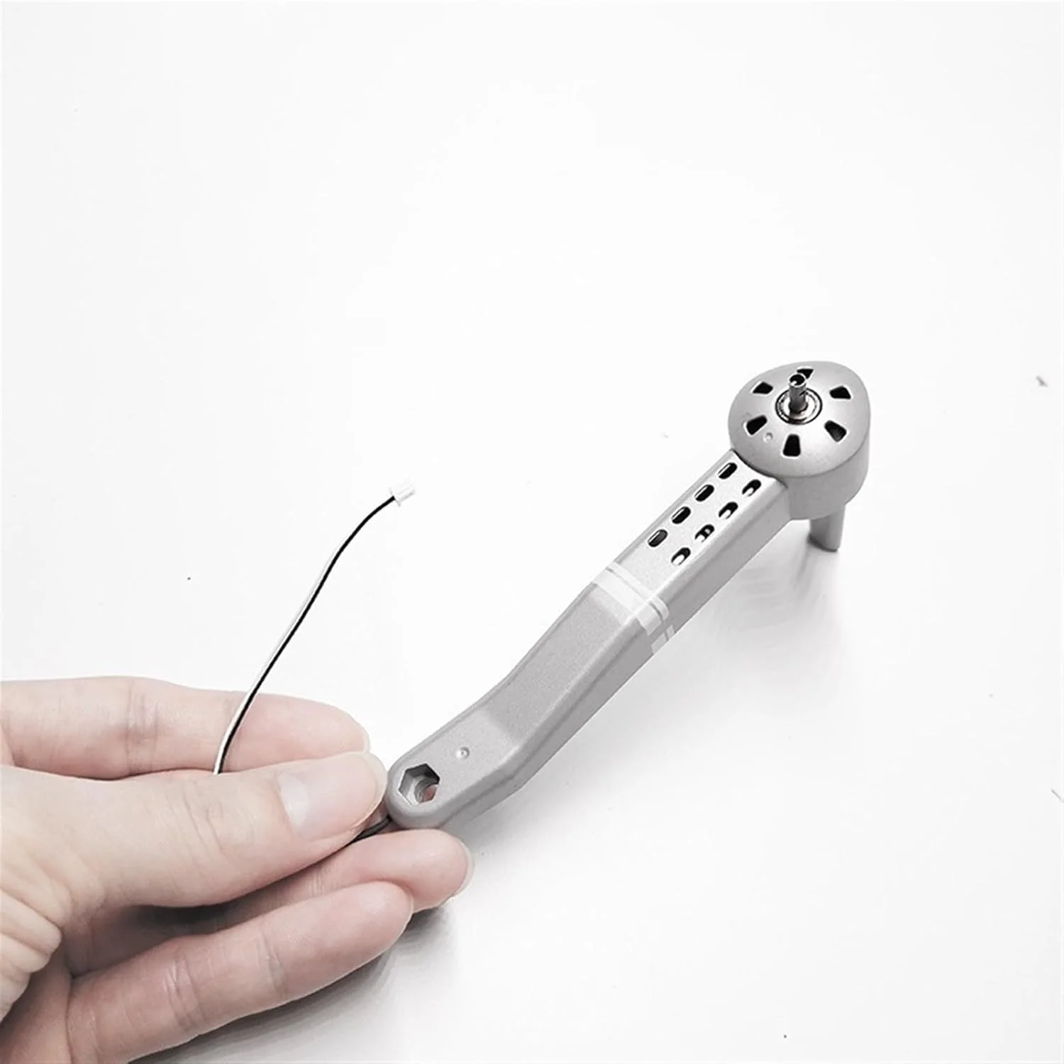 لوازم جانبی قطعات یدکی بازوی جلویی با موتور دنده سیم مشکی سفید، برای قطعات تعمیر موتور بازوی پهپاد F3 Nocchi RC