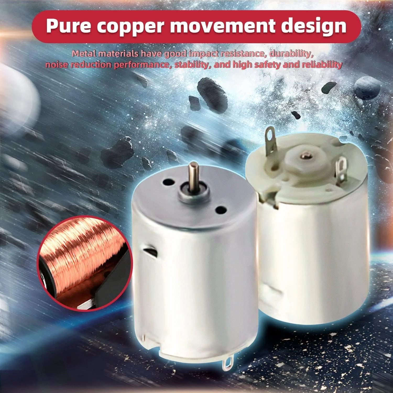 موتور DC تریفی، 12 عدد موتور میکرو DC مدل 280 با ولتاژ 3 تا 12 ولت، موتور الکتریکی شفت گرد، موتور مینی الکتریکی سرگرمی، برای پروژه های علمی اسباب بازی های DIY، مدل قایق RC هواپیما