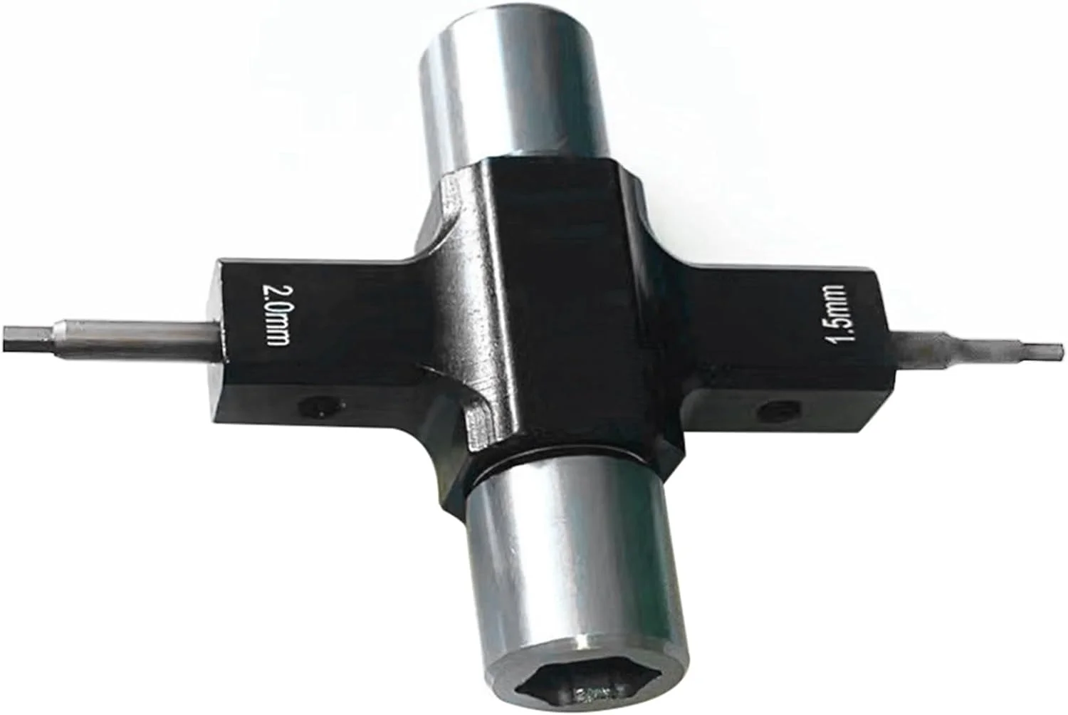 آچار چهارگوش M5 با ابزار بلبرینگ یک طرفه داخلی و پیچ گوشتی 1.5mm/2mm برای موتور پروانه رهاسازی پهپاد مسابقه ای RC FPV، نصب و استفاده آسان