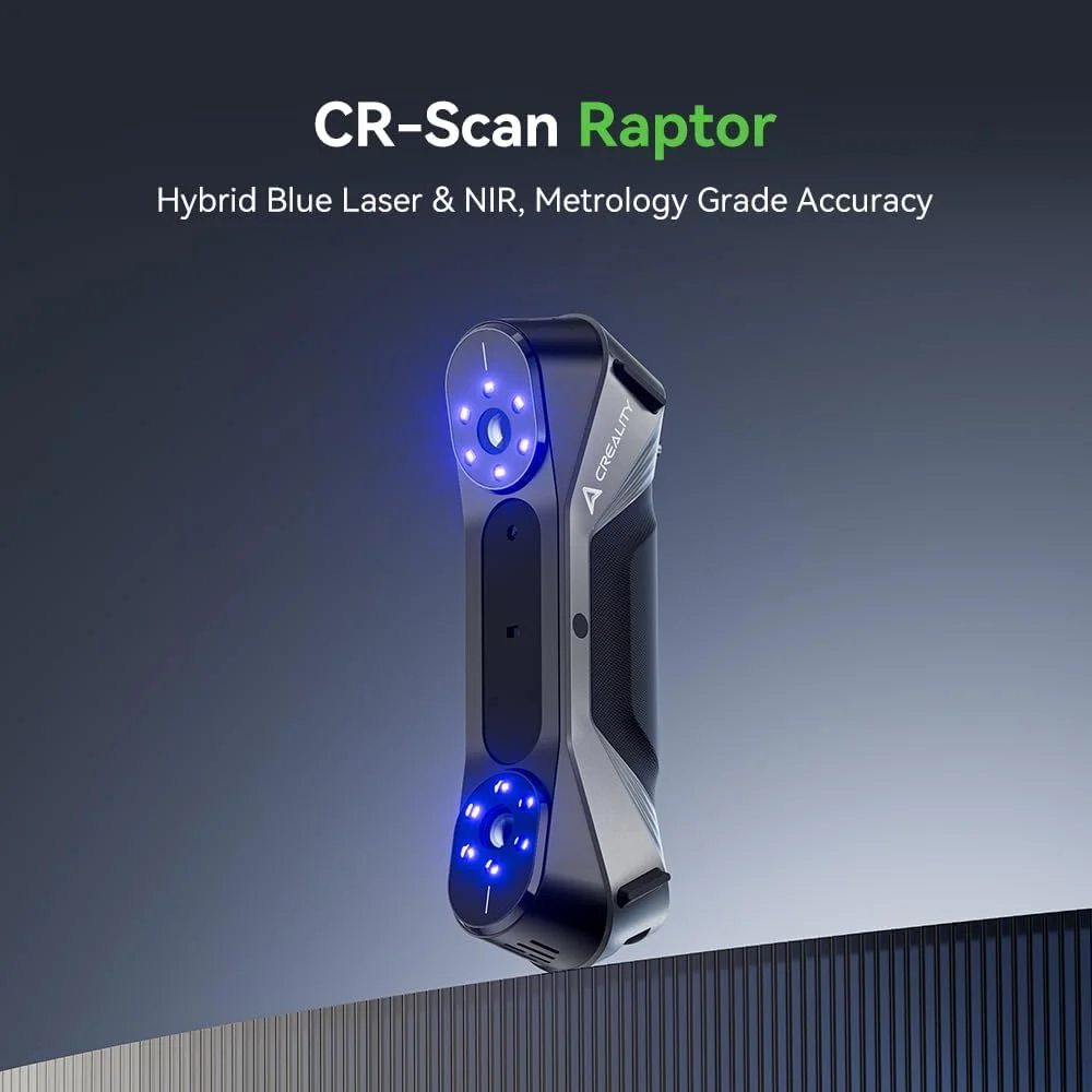 اسکنر سه بعدی SainSmart Creality CR-Scan Raptor و بسته صفحه گردان اسکنر سه بعدی